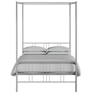 Toulon iron/metal bed in silver - Thumbnail