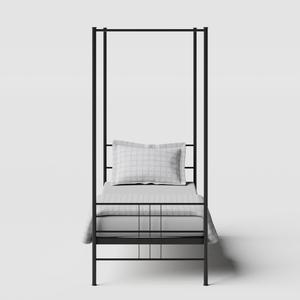 Toulon iron/metal single bed in black - Thumbnail