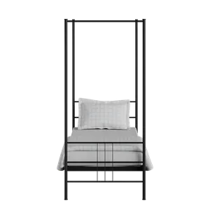 Toulon iron/metal single bed in black - Thumbnail