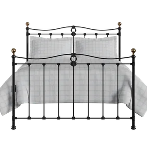 Tulsk iron/metal bed in black - Thumbnail