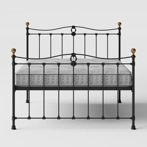Tulsk letto in ferro nero con materasso - Thumbnail