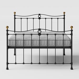 Tulsk iron/metal bed in black with Juno mattress - Thumbnail