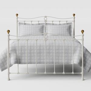 Tulsk iron/metal bed in ivory - Thumbnail