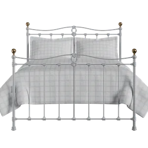 Tulsk iron/metal bed in silver - Thumbnail