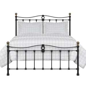 Tulsk Low Footend iron/metal bed in black - Thumbnail