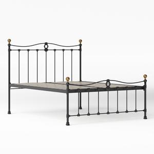 Tulsk Low Footend iron/metal bed in black - Thumbnail