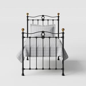 Tulsk iron/metal single bed in black - Thumbnail