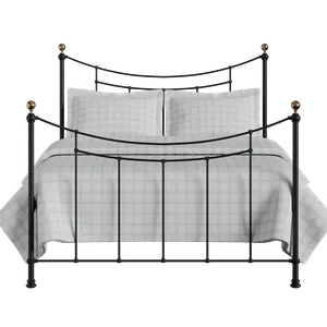 Virginia iron/metal bed in black - Thumbnail