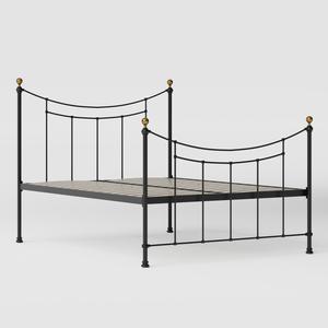Virginia iron/metal bed in black - Thumbnail