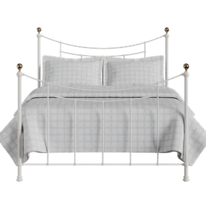 Virginia iron/metal bed in ivory - Thumbnail