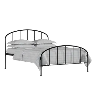 Waldo ijzeren bed in zwart met matras - Thumbnail