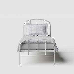 Waldo iron/metal single bed in white - Thumbnail