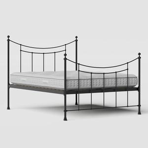Winchester iron/metal bed in black with Juno mattress - Thumbnail
