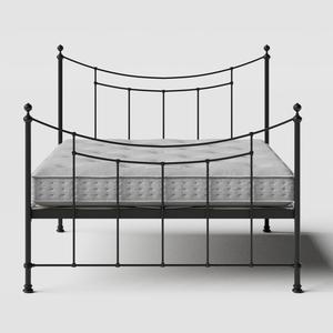 Winchester lit en métal noir avec matelas - Thumbnail