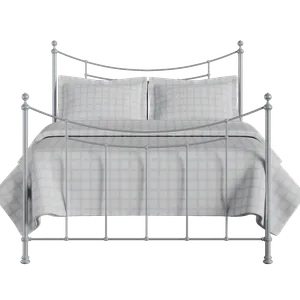 Winchester iron/metal bed in silver - Thumbnail