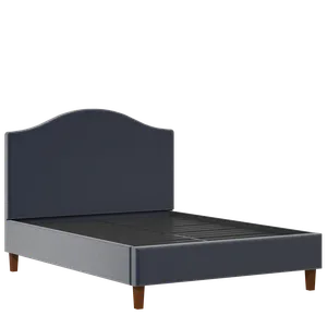 Burley Slim upholstered bed in oxford blue fabric - Thumbnail