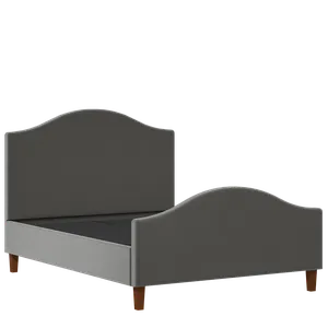 Burley upholstered bed in iron fabric - Thumbnail