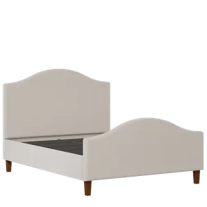 Burley upholstered bed in silver fabric - Thumbnail
