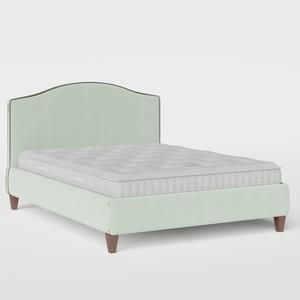 Daniella with Piping upholstered bed in duckegg fabric - Thumbnail