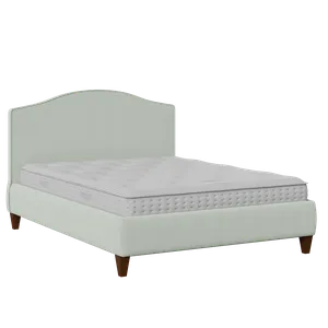Daniella with Piping upholstered bed in duckegg fabric - Thumbnail