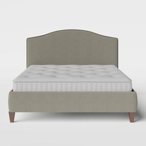 Daniella with Piping stoffen bed in grijs met lades - Thumbnail