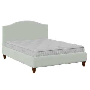 Daniella upholstered bed in duckegg fabric - Thumbnail