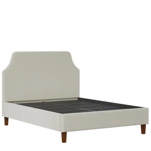 Henley upholstered bed in oatmeal fabric - Thumbnail