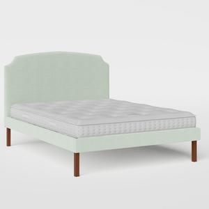 Kobe Upholstered upholstered bed in duckegg fabric - Thumbnail