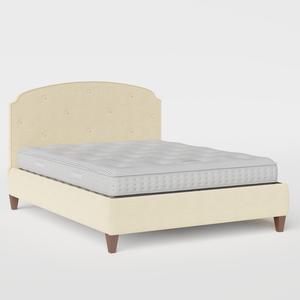 Lide Buttoned Diagonal stoffen bed in natural - Thumbnail