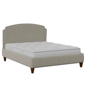 Lide with Piping cama tapizada en tela gris - Thumbnail