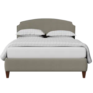 Lide with Piping cama tapizada en tela gris - Thumbnail