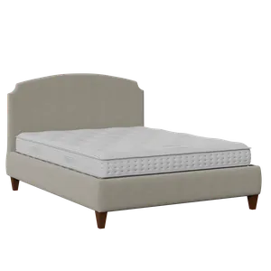 Lide cama tapizada en tela gris - Thumbnail