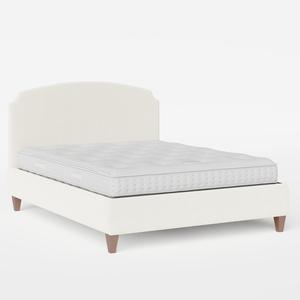 Lide upholstered bed in mist fabric - Thumbnail