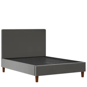 Porto Slim upholstered bed in iron fabric - Thumbnail