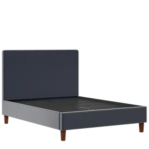 Porto Slim upholstered bed in oxford blue fabric - Thumbnail