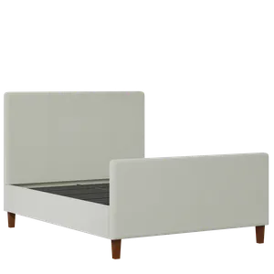 Porto upholstered bed in mineral fabric - Thumbnail