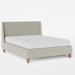 Sunderland upholstered bed in grey fabric - Thumbnail