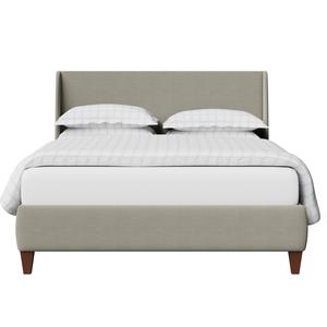 Sunderland upholstered bed in grey fabric - Thumbnail