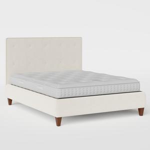 Yushan Buttoned stoffen bed in mist - Thumbnail