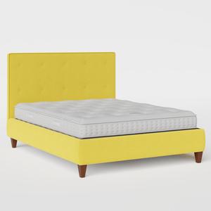 Yushan Buttoned stoffen bed in sunflower - Thumbnail