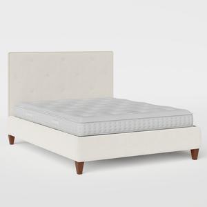 Yushan Buttoned Diagonal stoffen bed in mist - Thumbnail