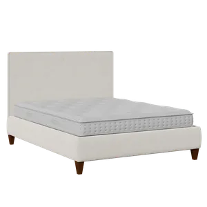 Yushan Buttoned Diagonal stoffen bed in mist - Thumbnail