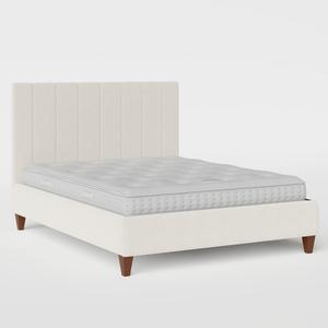 Yushan Pleated stoffen bed in mist - Thumbnail