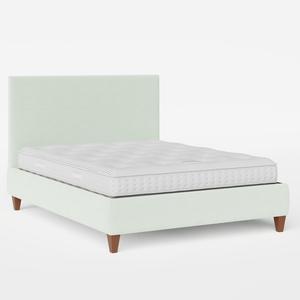 Yushan upholstered bed in duckegg fabric - Thumbnail