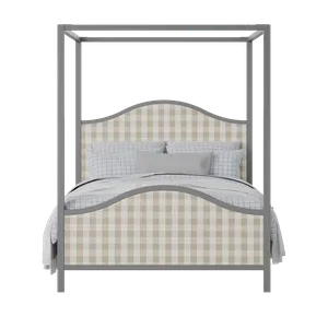 Coleridge Upholstered wood upholstered upholstered bed in grey with Romo Kemble Putty fabric - Thumbnail