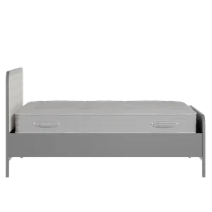 Keats Upholstered wood upholstered bed in grey with Romo Kemble Putty fabric - Thumbnail
