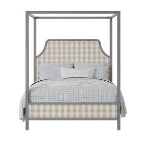 Tynan Upholstered wood upholstered upholstered bed in grey with Romo Kemble Putty fabric - Thumbnail