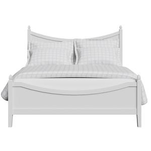 Blake Low Footend Painted painted wood bed in white - Thumbnail