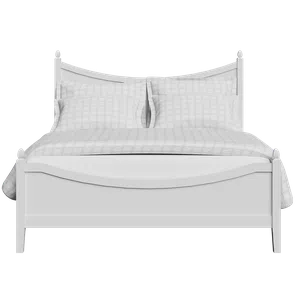 Blake Low Footend Painted painted wood bed in white - Thumbnail