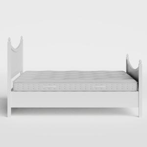 Blake Painted painted wood bed in white with Juno mattress - Thumbnail
